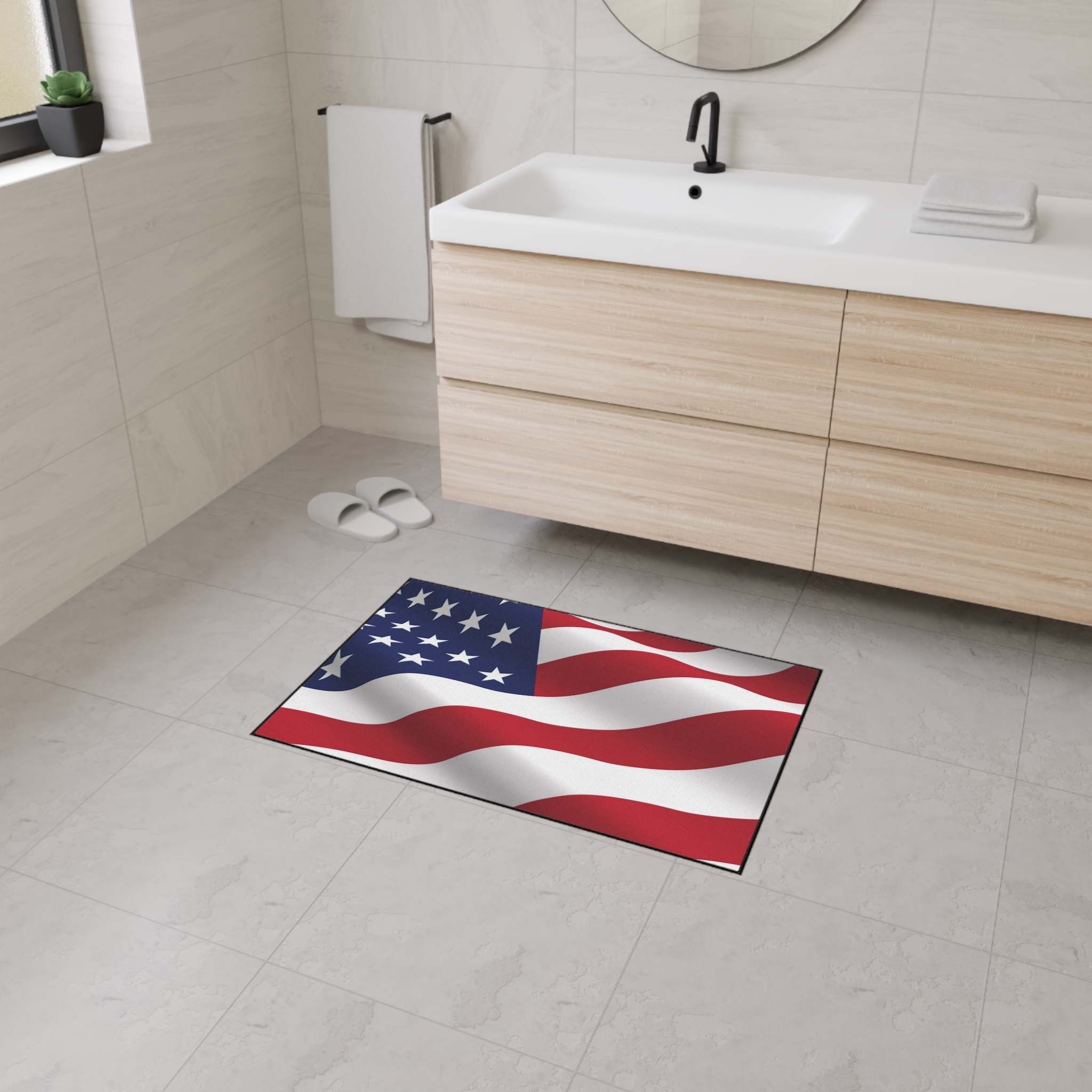 Patriotic Heavy Duty Floor Mat - Democratic America Design - Image 11