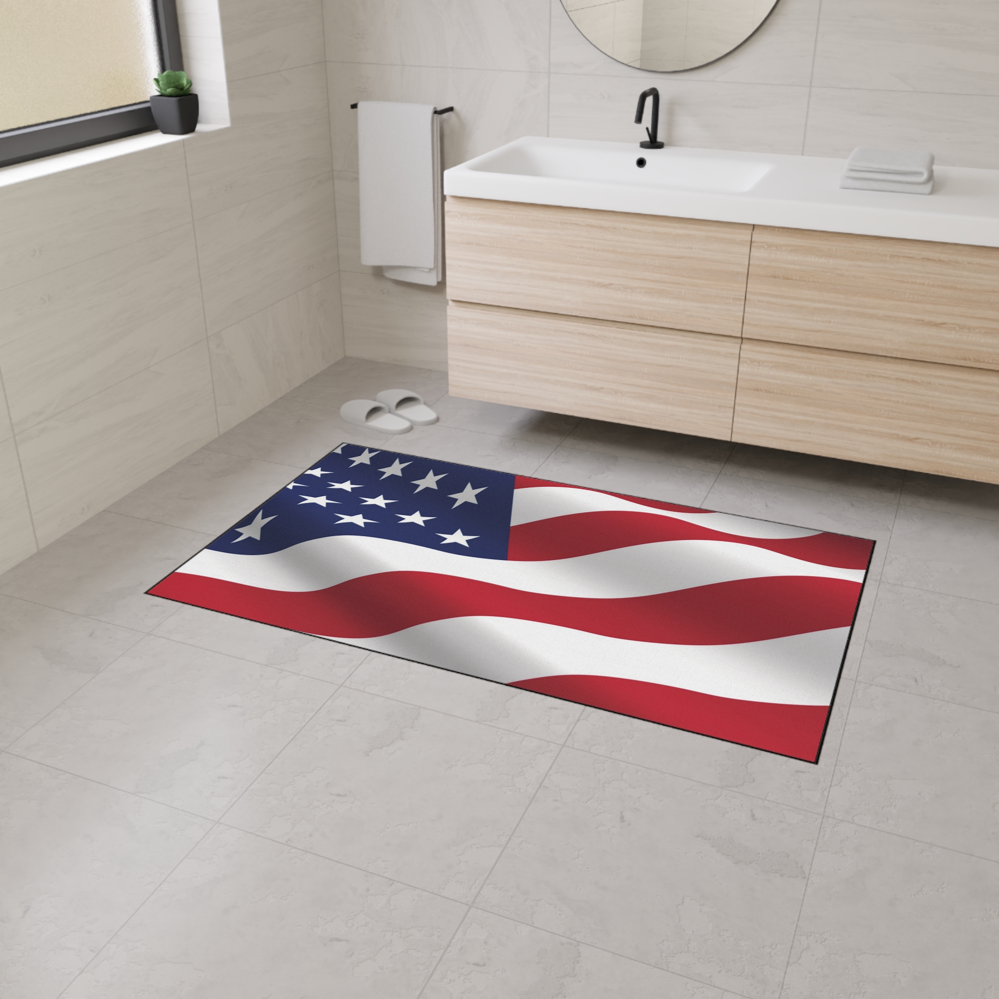Patriotic Heavy Duty Floor Mat - Democratic America Design - Image 7
