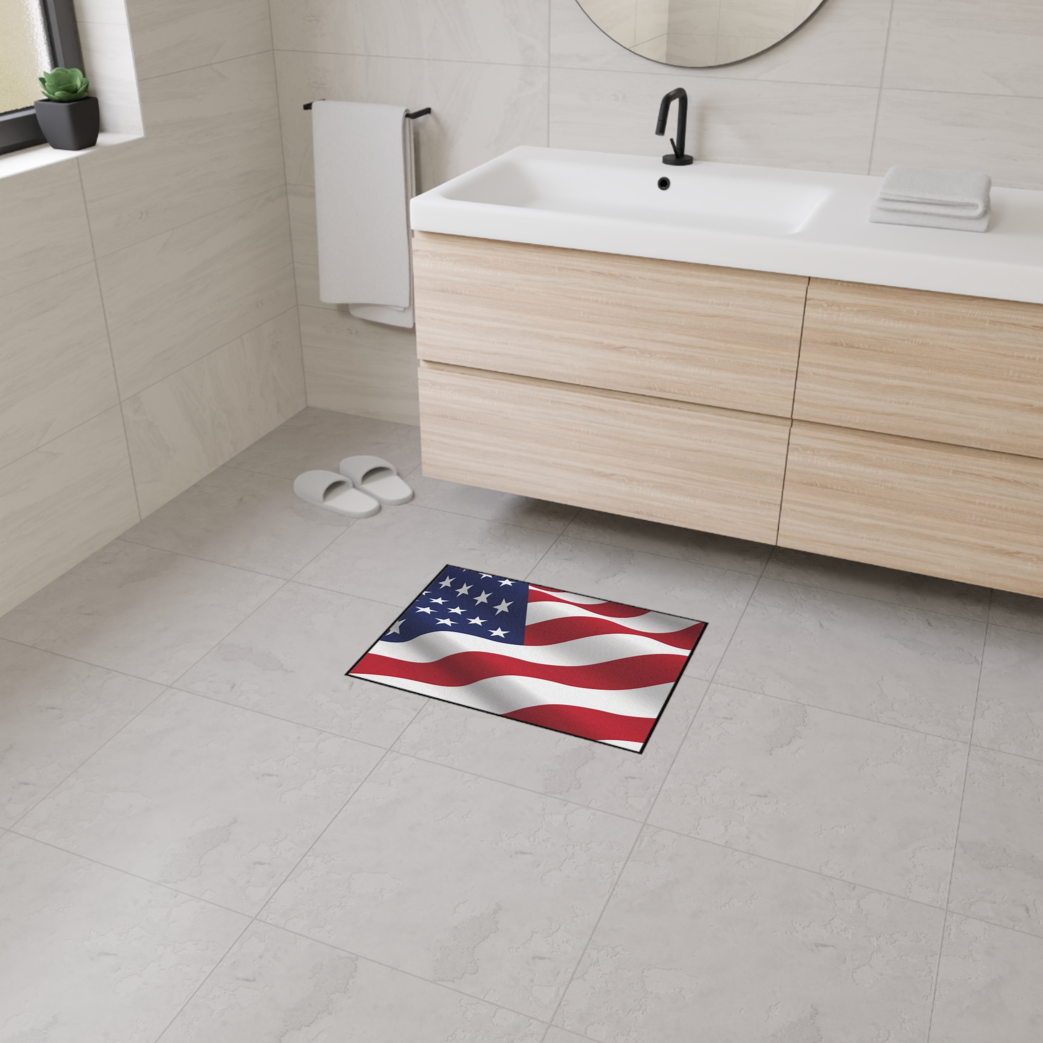 Patriotic Heavy Duty Floor Mat - Democratic America Design - Image 15