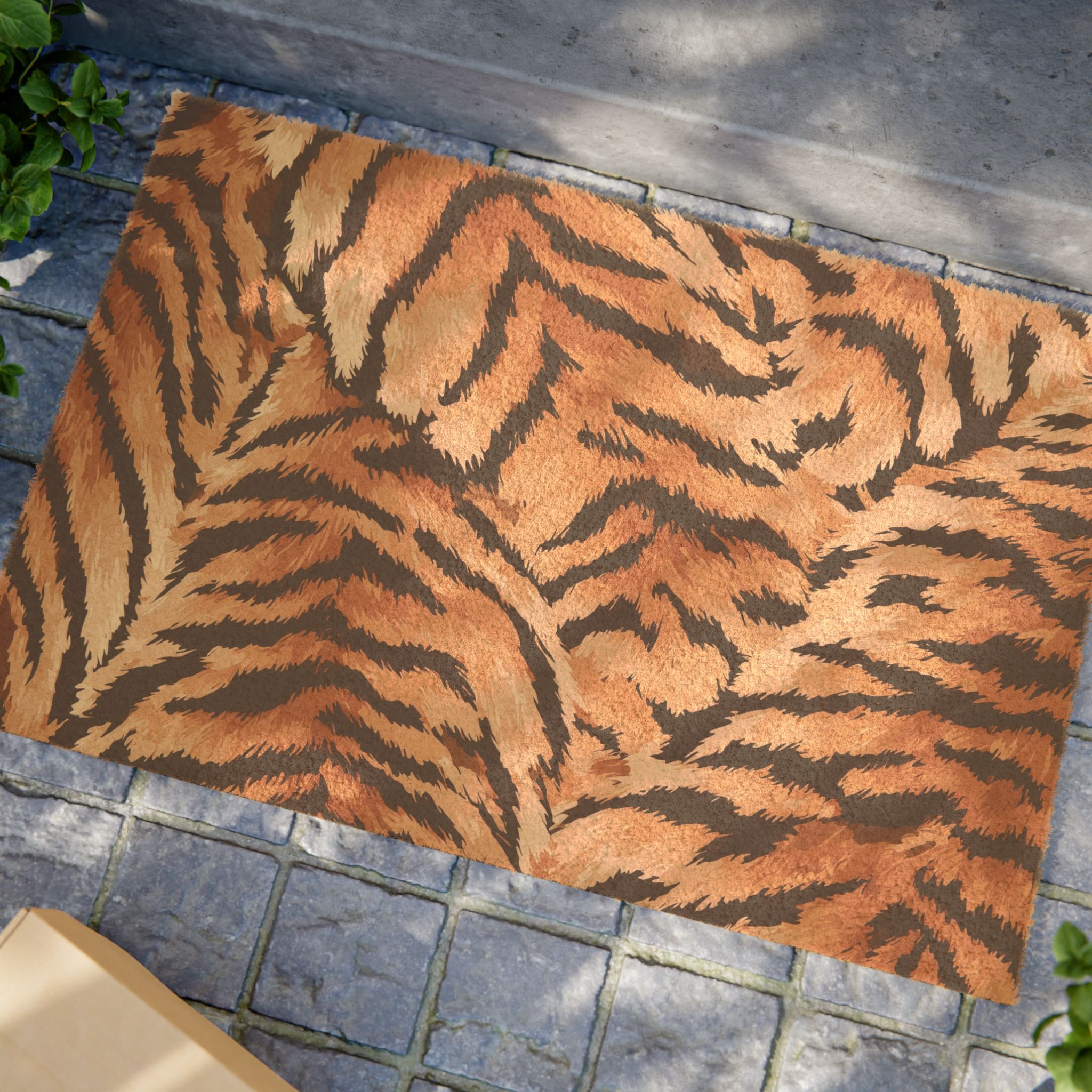 Wild Safari Tiger Print Doormat - Image 4