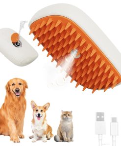 USB Rechargeable Pets Steam Brush Spray Massage Comb Pet Grooming Tools Cat Steam Comb Pet Products