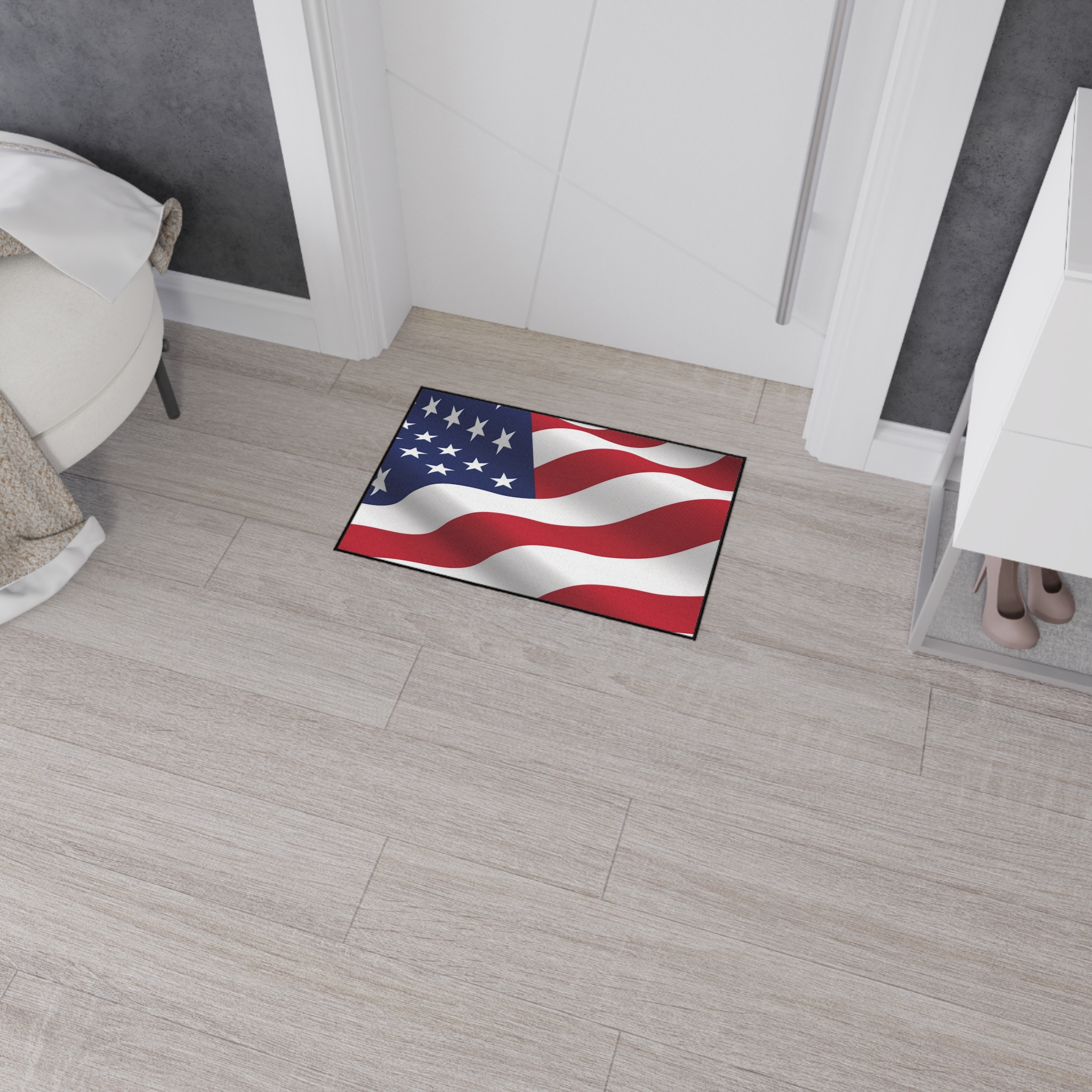 Patriotic Heavy Duty Floor Mat - Democratic America Design - Image 20