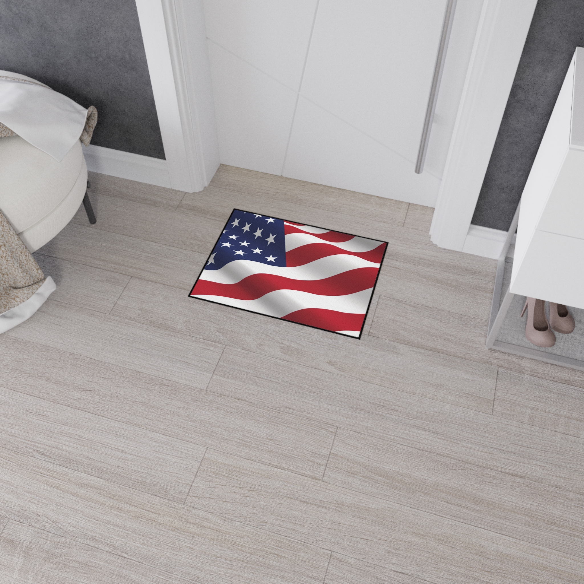 Patriotic Heavy Duty Floor Mat - Democratic America Design - Image 16